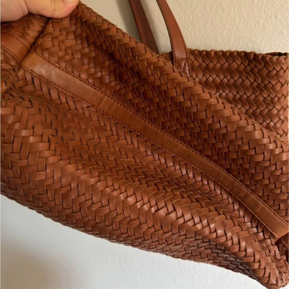 Madewell Woven Leather Transport Tote - Picture 6 of 10